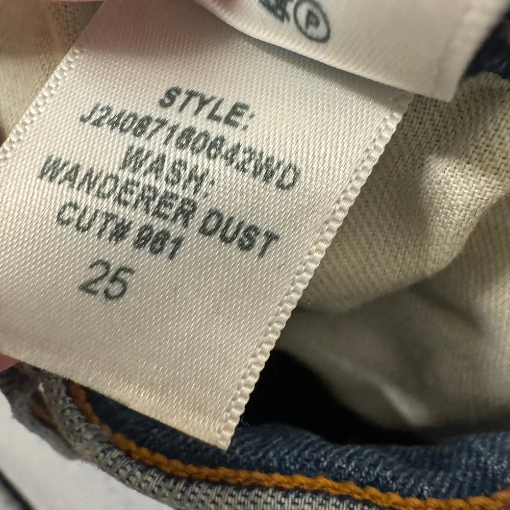 Veronica Beard Jeans Womens 25 Ryleigh Slim Straight Ankle Wanderer Dust Blue